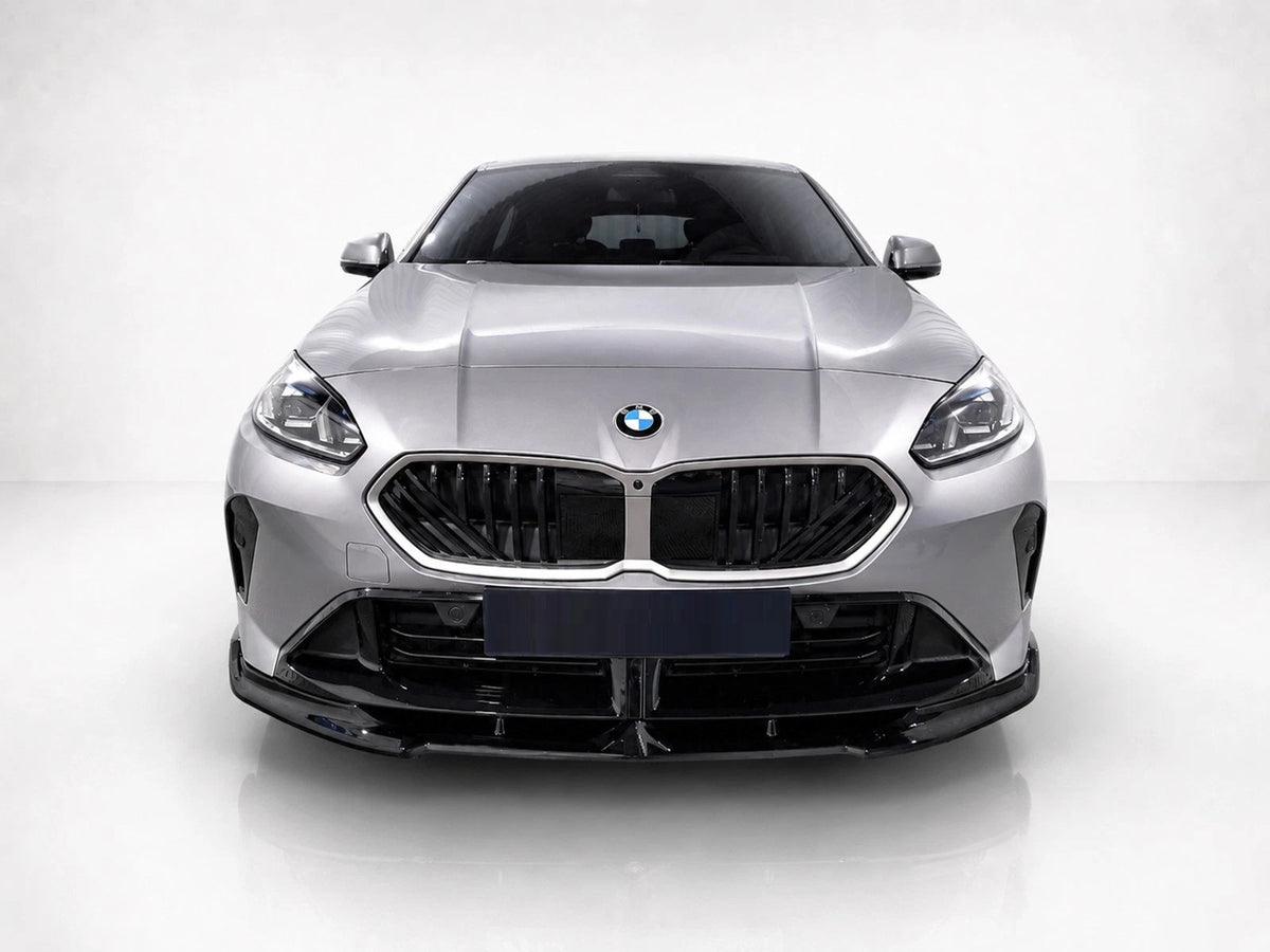 👉Splitter anteriore V.2 per BMW 1 F70 M-Pack/M135i 24- ABS nero lucido👈