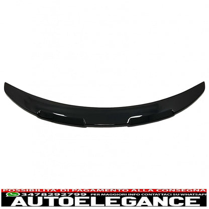 Trunk Spoiler Lip Suitable For Mercedes E Class W213 (2016-2019) Piano Black