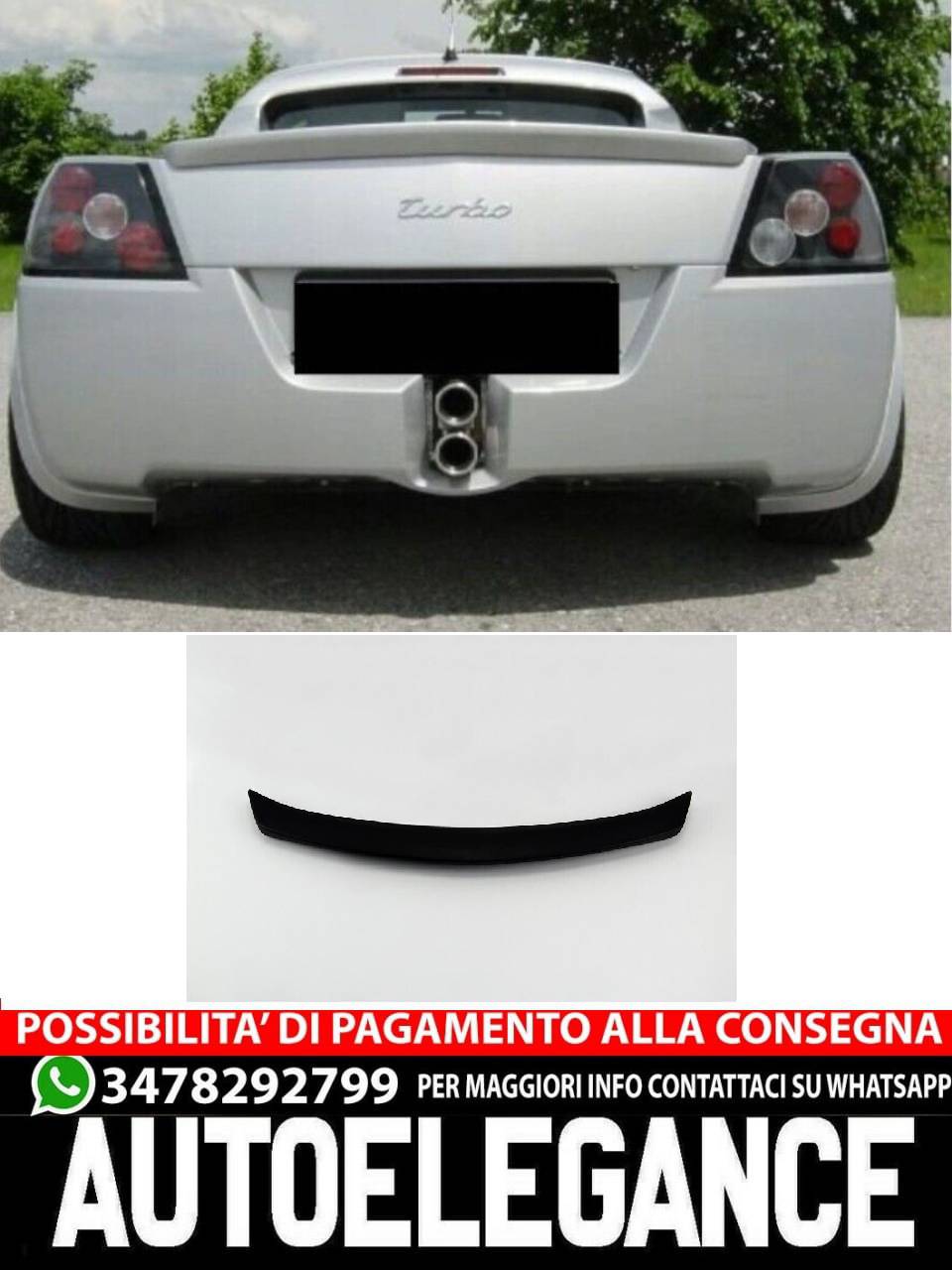 SPOILER adatto per OPEL SPEEDSTER 2000-2005
