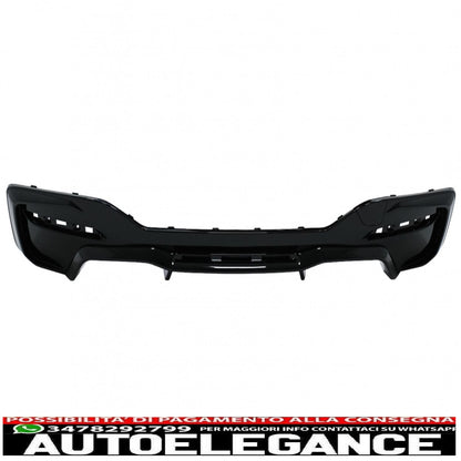Diffusore mantovana spoiler paraurti posteriore adatto per bmw serie 1 f20 f21 lci (2015-06.2019) m2 design