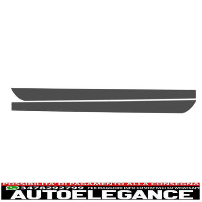 side decals vinyl sticker suitable for bmw f10 f11 5 series (2011-up) dark grey m-performance design