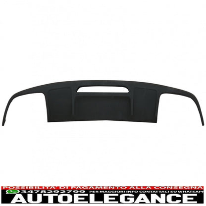 diffusore paraurti posteriore adatto per mercedes cls berlina w218 (2012-2017) con terminali di scarico marmitta terminali solo per paraurti standard