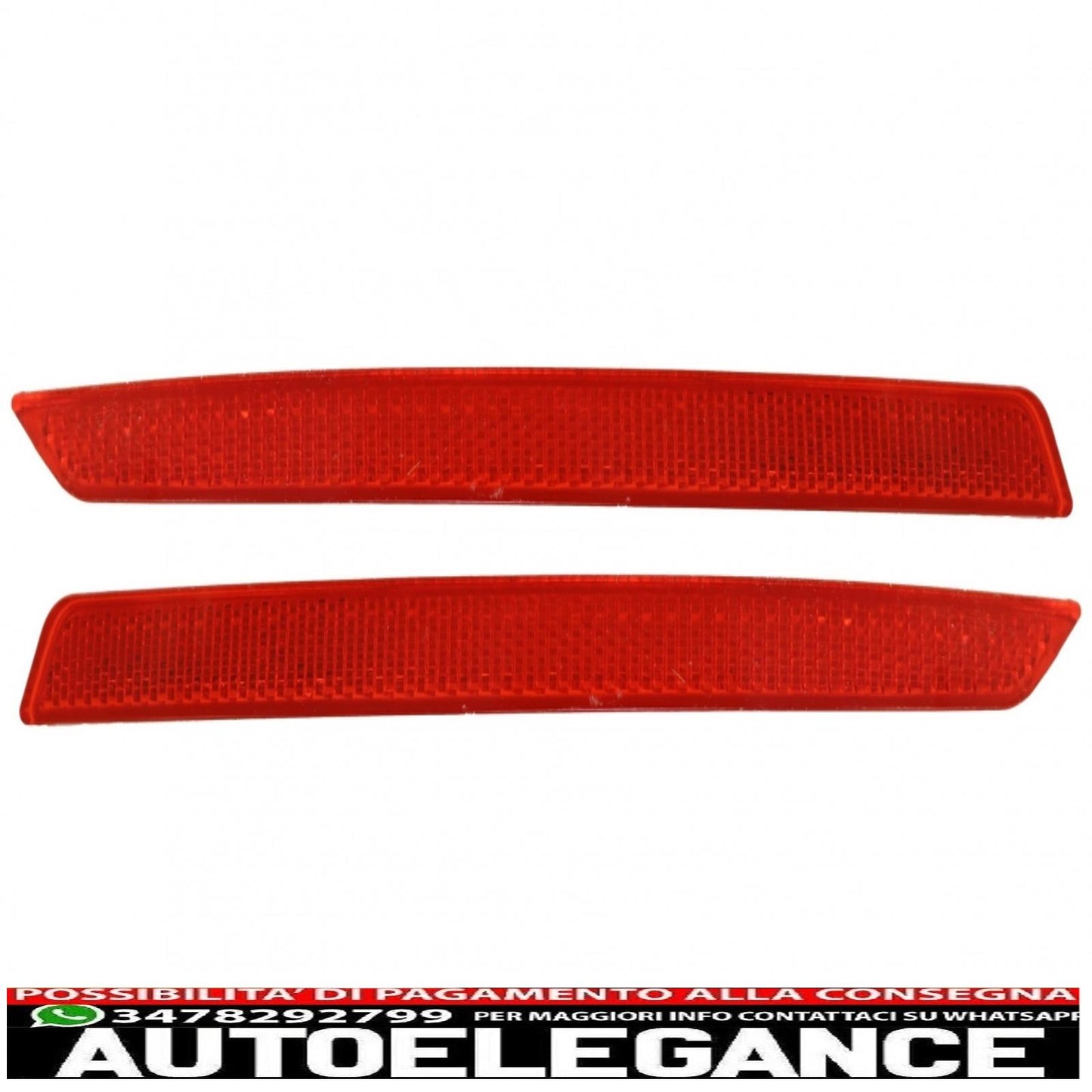 Catarifrangente paraurti posteriore adatto per BMW Serie 5 F11 (2011-up) design m-technik AUTOELEGANCERICAMBI