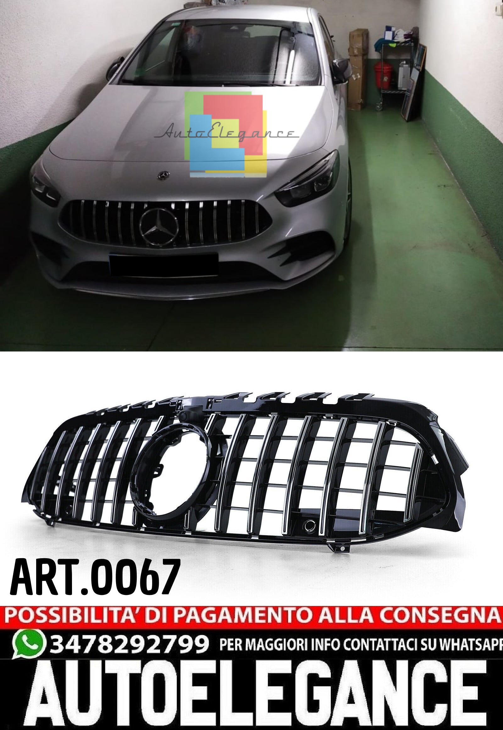 YEE PIN Parasole Pieghevole Per Mercedes Classe B W247 (2020-2024) - Protezione UV