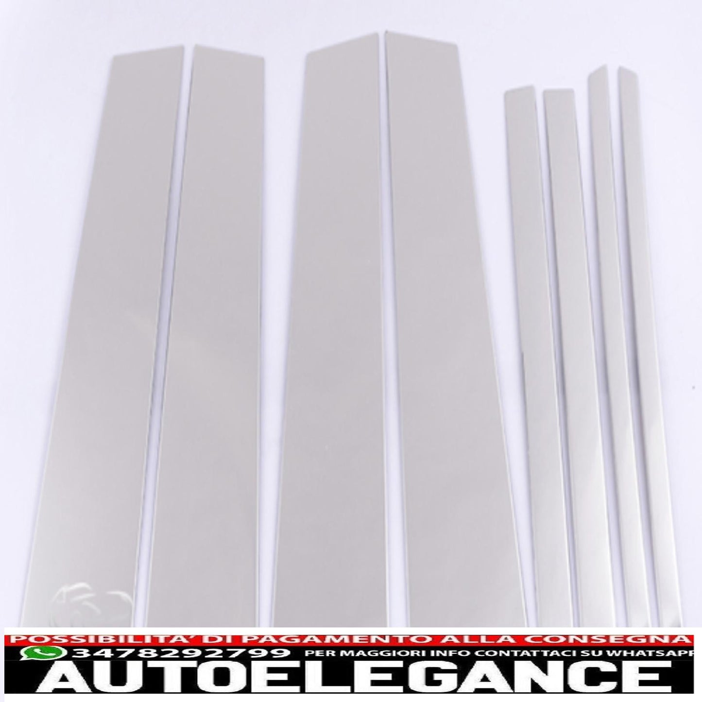 barra ornativa alluminio b+c salice telaio maschera per mercedes AUTOELEGANCERICAMBI