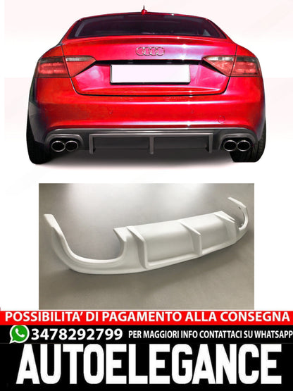 DIFFUSORE ADATTO PER AUDI A5 S-LINE COUPE 2007-2011 (solo s-line!)