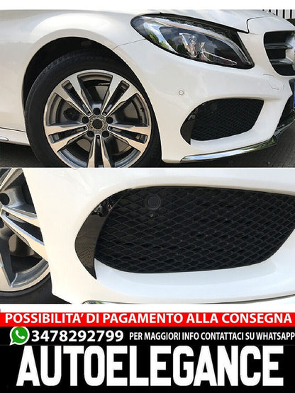 ADATTO PER MERCEDES W205 CLASSE C CON ATTREZZATURA AMG (VOR FACELIFT) SPOILER