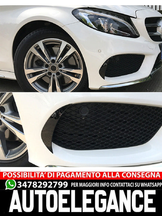 ADATTO PER MERCEDES W205 CLASSE C CON ATTREZZATURA AMG (VOR FACELIFT) SPOILER