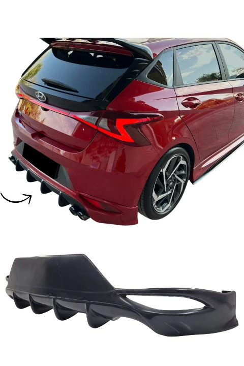 🔥DIFFUSORE POSTERIORE ADATTO PER Hyundai New I20 (2021 E SOPRA) 🔥