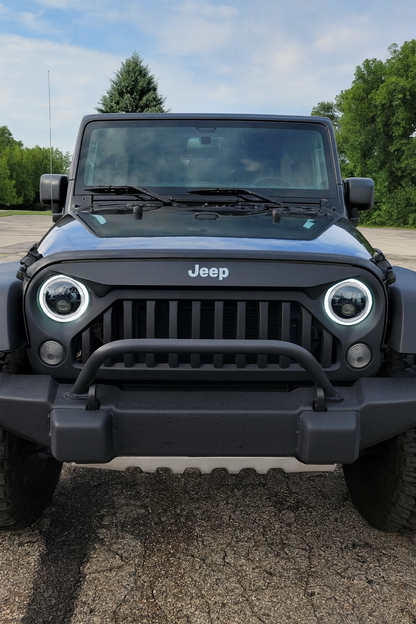 Griglia Anteriore Centrale adatta per JEEP Wrangler / Rubicon JK (2007-2017)