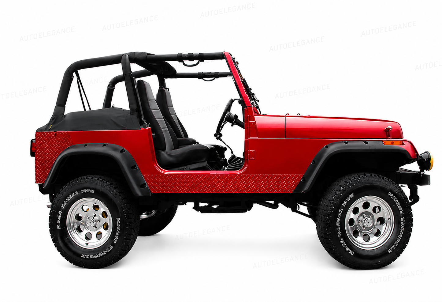 💥2098 FENDERS FITS JEEP WRANGLER YJ 1987-1996 RAW💥