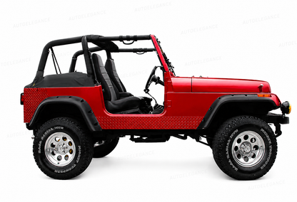 💥2098 FENDERS FITS JEEP WRANGLER YJ 1987-1996 RAW💥