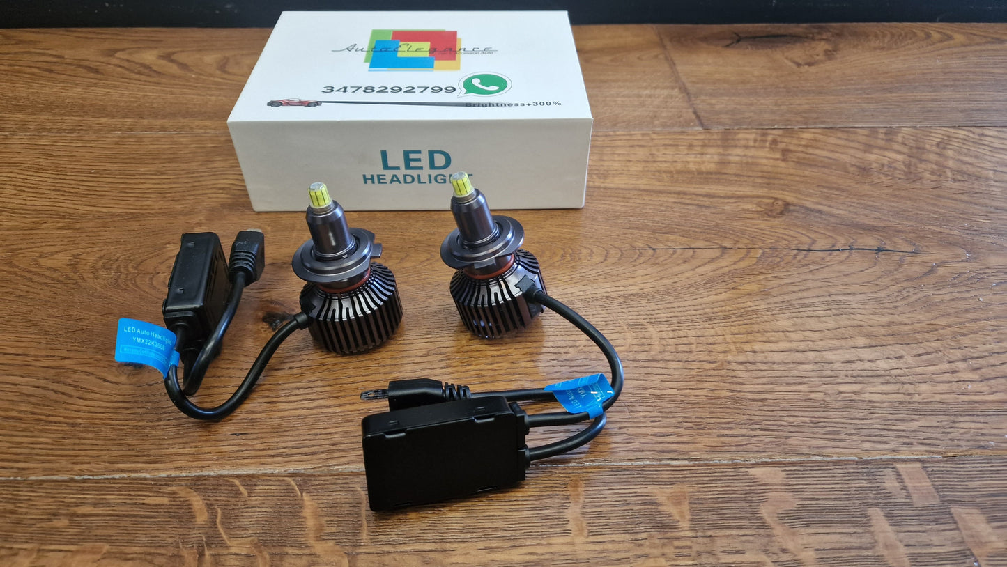 Kit LED H7 per Mercedes CLASSE B W245 Anabbaglianti Fari Lenticolari CANbus 6500