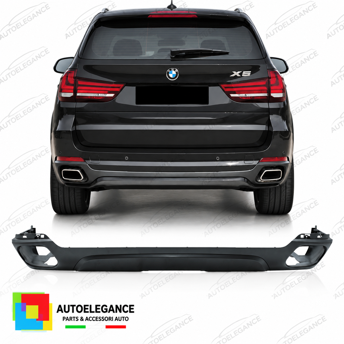 DIFFUSORE ADATTO PER BMW X5 F15 12-18 LOOK M