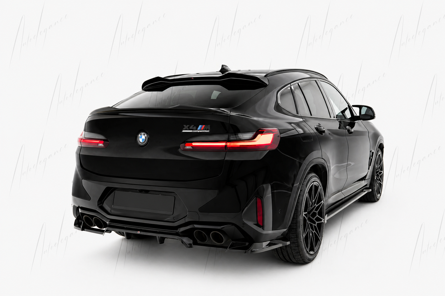 🔥ART.9698 SPLITTER POSTERIORE (CON BARRE VERTICALI) BMW X4M F98 FACELIFT🔥