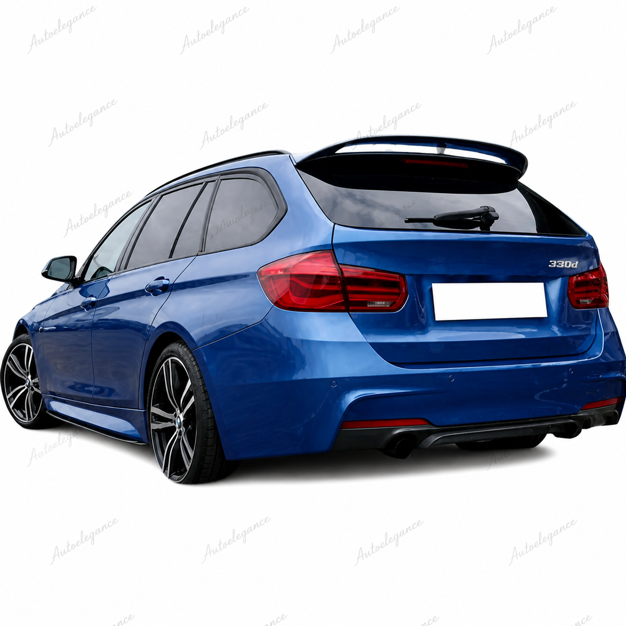 🔥ART.9746 SPOILER POSTERIORE PER TETTO BMW  F31 NERO LUCIDO IN ABS / 12-18🔥