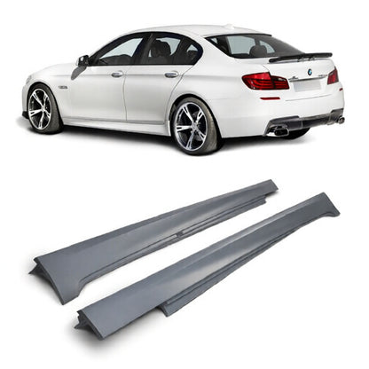 💫ART.5997 MINIGONNE LATERALE SPORTIVA per BMW SERIE 5  F10 / F11 2010-2016💫