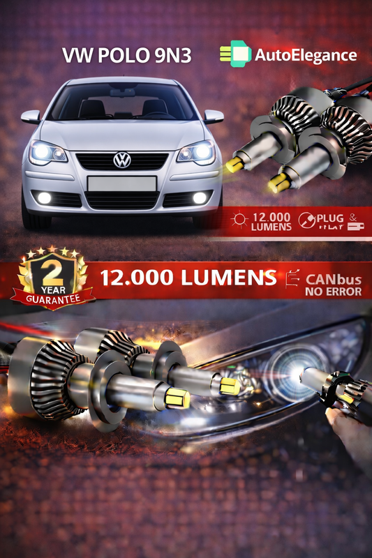 KIT LED VW POLO 9N3 ANABAGLIANTI H7 CANBUS Bianco 6500K 360 gradi