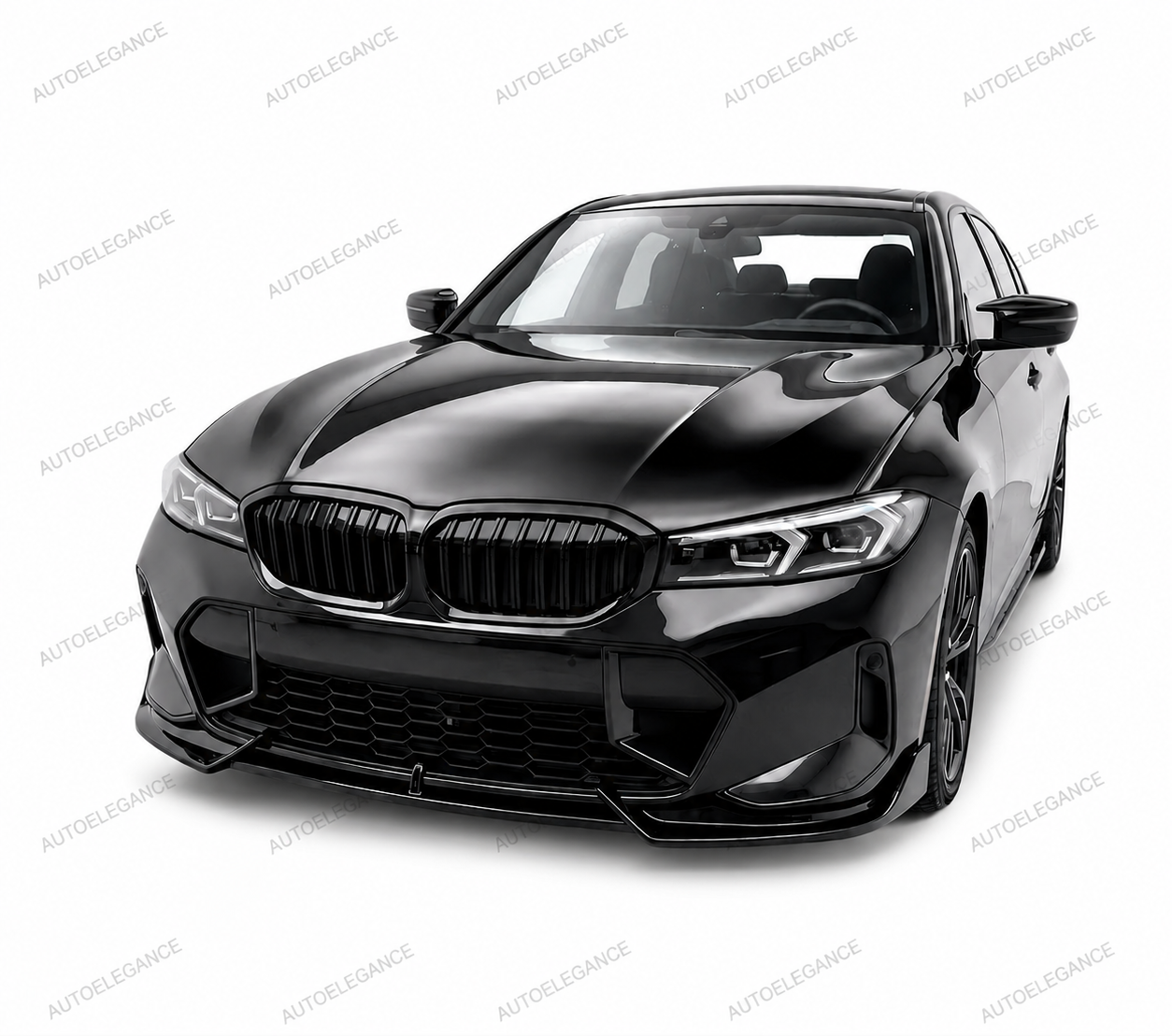 💫Splitter Anteriore per BMW Serie 3 G20 G21 LCI 2022-2026 Nero Lucido💫