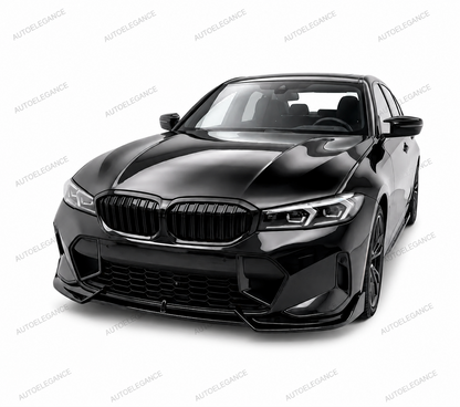 💫Splitter Anteriore per BMW Serie 3 G20 G21 LCI 2022-2026 Nero Lucido💫