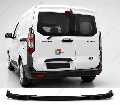 👉 Splitter Posteriore per Ford Transit Courier MK2 (2023-) ABS Nero Lucido 👈