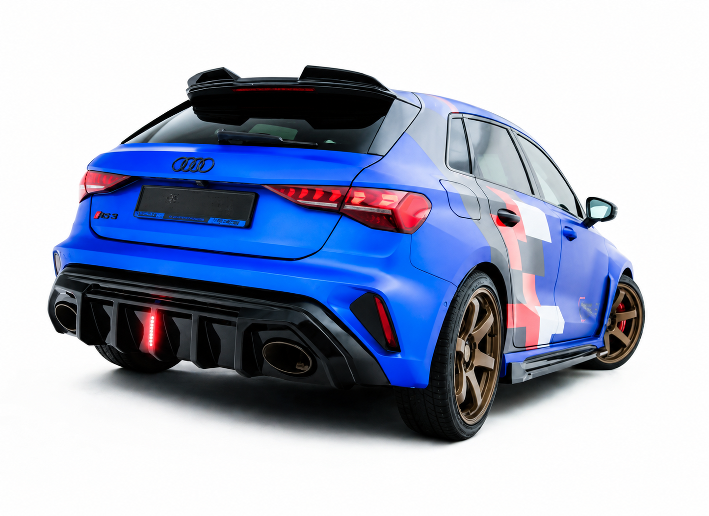 💕ART.10283 DIFFUSORI CON  LED Audi RS3 Sportback 8Y Facelift💕