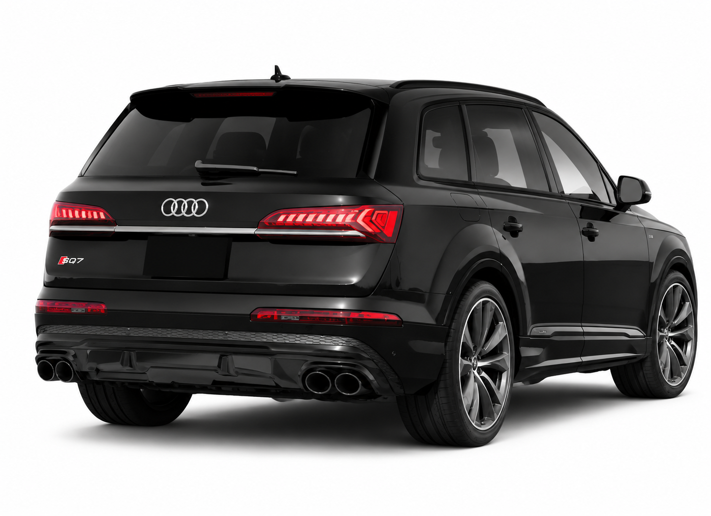 💕DIFFUSORI AUDI Q7 4M  SQ7 STYLE NERO LUCIDO FACELIFT 24+-💕
