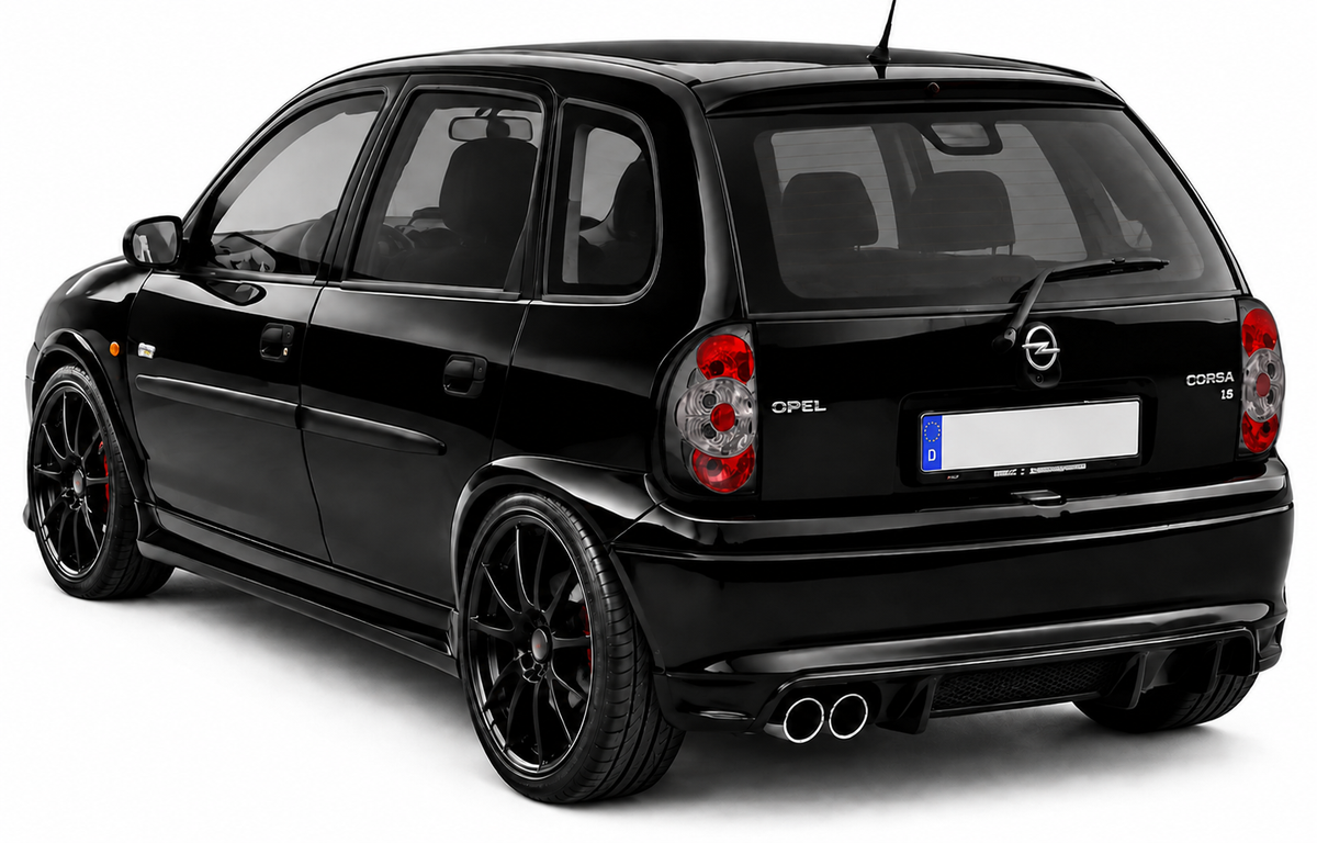 👉Fanali posteriori neri adatto per OPEL CORSA B 02.93-10.00 5P👈