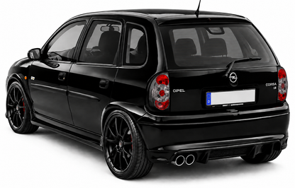 👉Fanali posteriori neri adatto per OPEL CORSA B 02.93-10.00 5P👈