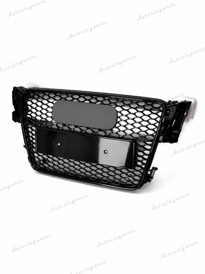 🔥ART.0604 GRIGLIA ADATTO PER AUDI A5 07-11 LOOK RS5 NERO (CON LOGO CROMATO)🔥