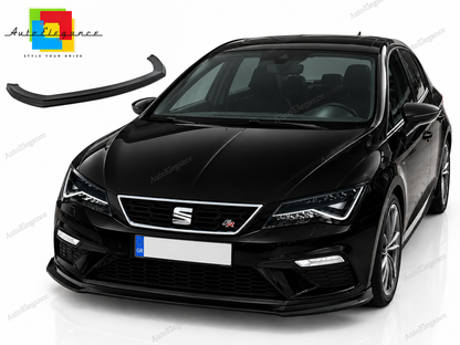 👉Splitter Anteriore ABS Nero Lucido per SEAT Leon Mk3 FR/Cupra Facelift 17-19👈