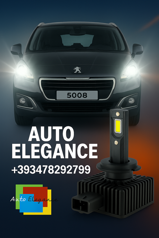 💕COPPIA LAMPADE D1S LED DA XENON A LED PER  PEUGEOT 5008💕