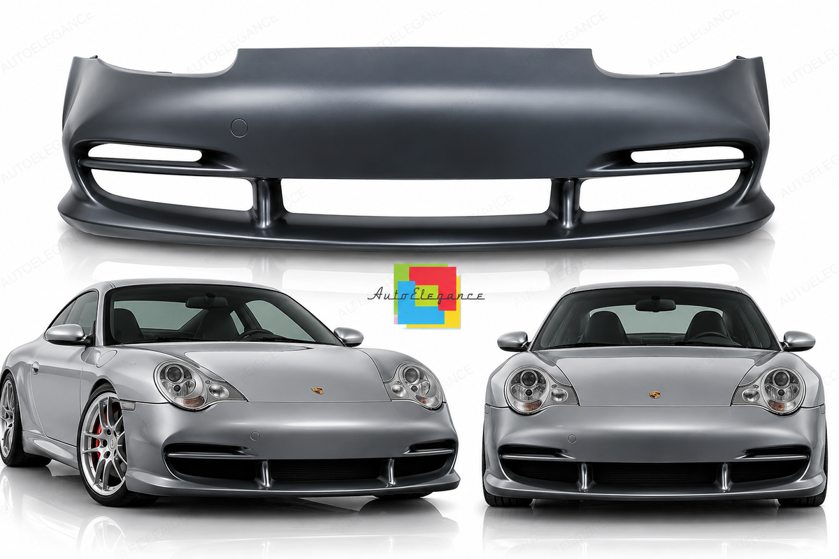 PARAURTI ANTERIORE ADATTO PER PORSCHE 911 996 IN VETRORESINA