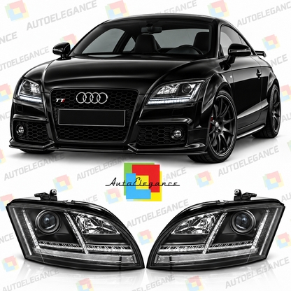 💕ART.10640  FARI ANTERIORI ADATTO PER  AUDI TT 06-10 8J 💕