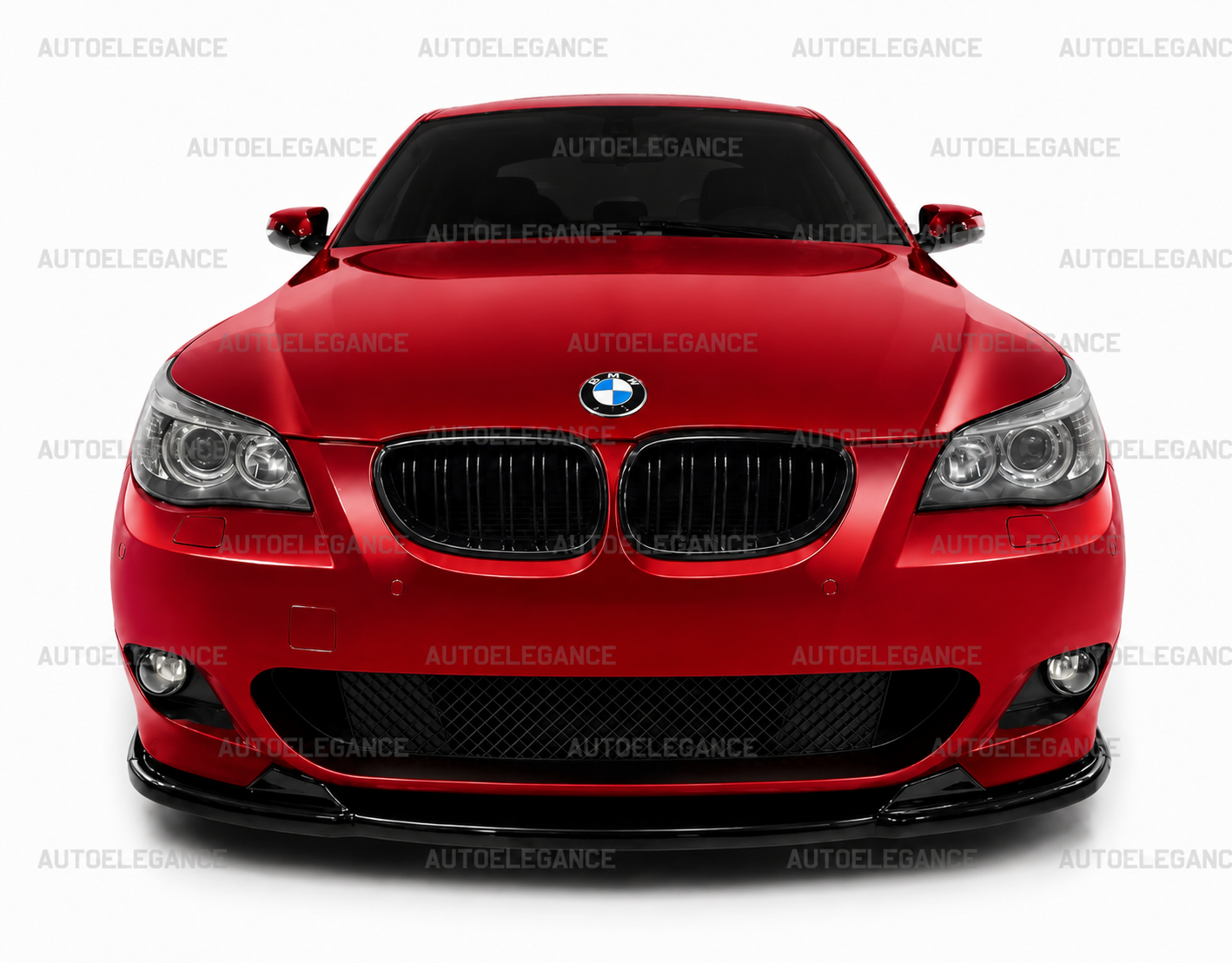 0058🔥SPLITTER ANTERIORE ADATTO PER BMW SERIE 5 E60 E61 M TECH ABS NERO LAMA🔥