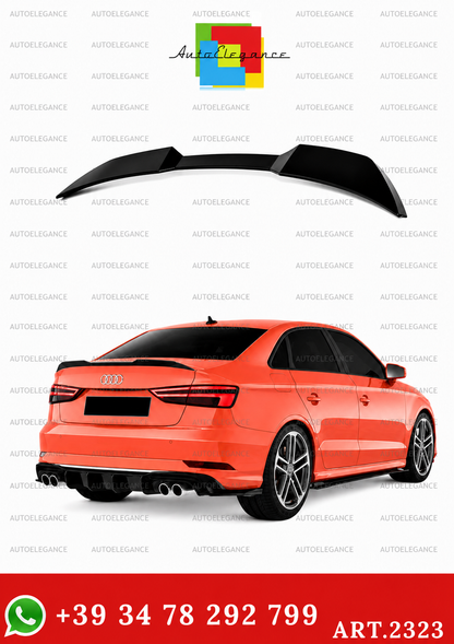 2323⭐Spoiler posteriore adatto per Audi A3 SLine S3 RS3 8V Facelift Sedan 16–20⭐
