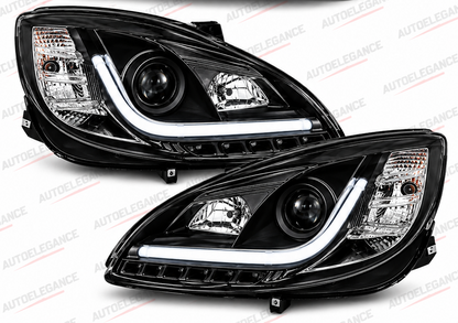 ART.11013 FARI ANTERIORI ADATTO PER  OPEL INSIGNIA 08-12 NERO LED