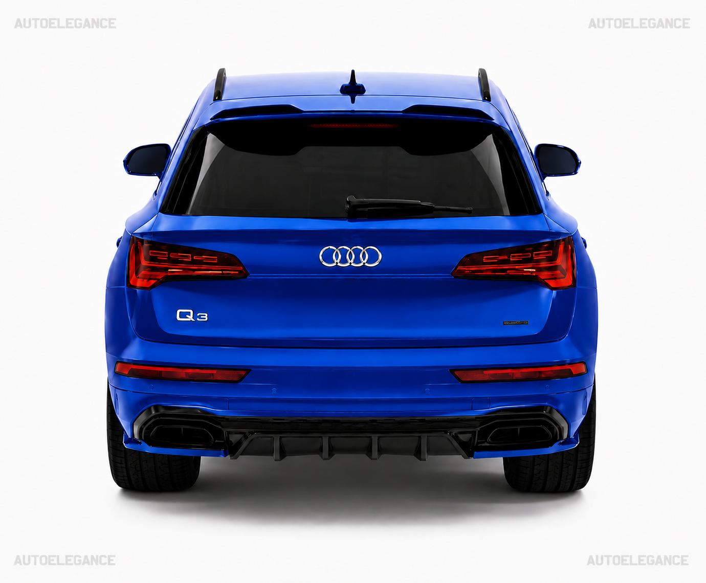 ART.2344 DIFFUSORE AUDI SQ5 Q5 S-LINE SUV SPORTBACK MK2 FACELIFT 2020-2024
