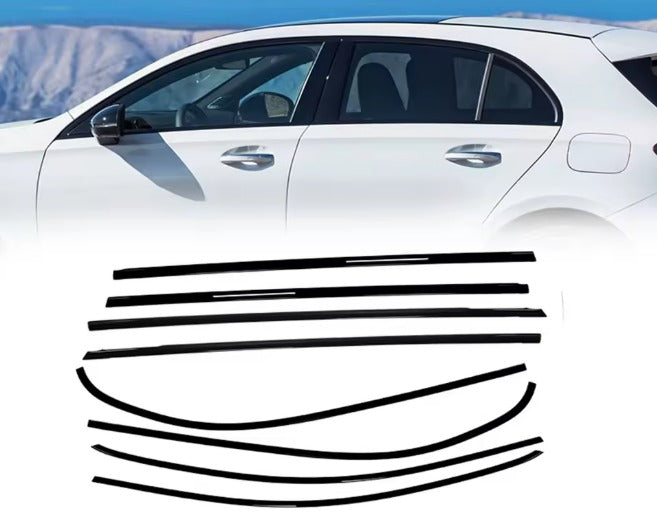 Striscia di guarnizione per finestrini esterni per Mercedes Benz W177 Classe A A180 A200 A220 A250 A260 A35 A45 AMG 2019-2024 Hatchback