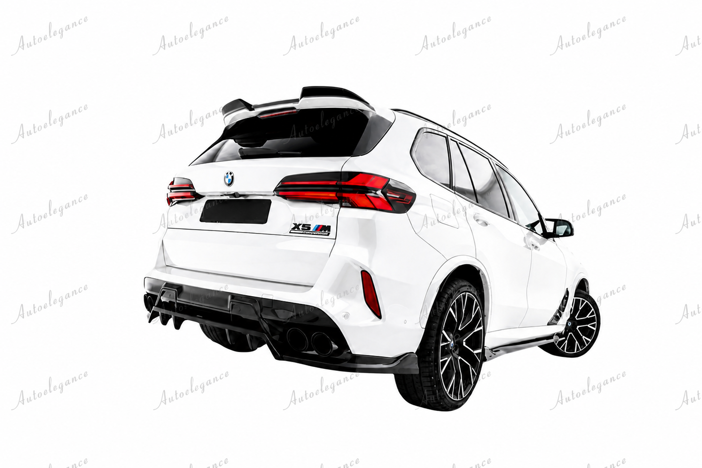 🔥ART.9778 SPLITTER POSTERIORE CON BARRE VERTICALI) BMW X5 M F95/ F95 FACELIFT🔥
