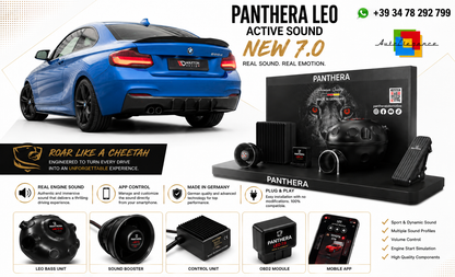 💫ART.2672 PANTHERA Soundsystem Booster 7.0 - BMW 2 M-Pack F22 2012-2021💫