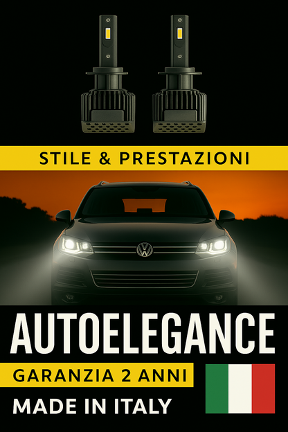 ⭐KIT LED D1S 6000K ANABBAGLIANTI PER VOLKSWAGEN TOUAREG – LUCE BIANCA POTENTE⭐