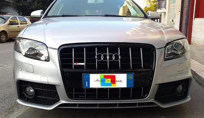 Fari LED DRL DAYLIGHT adatti per Audi A4 B7 (11.2004-03.2008) Nero