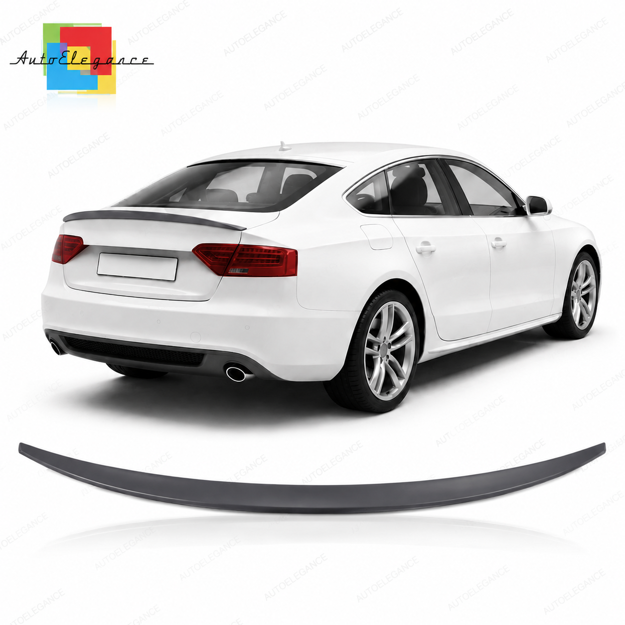 👉Spoiler posteriore bagagliaio nero opaco adatto per Audi A5 Sportback 09-17👈