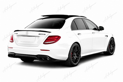 🔥ART.9912 SPOILER IN STILE AMG W213 PER MERCEDES E E63S NERO LUCIDO 16-20🔥