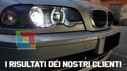 Headlights suitable for BMW 3 Series E46 Limousine Touring (05.1998-08.2001) Angel Eyes N