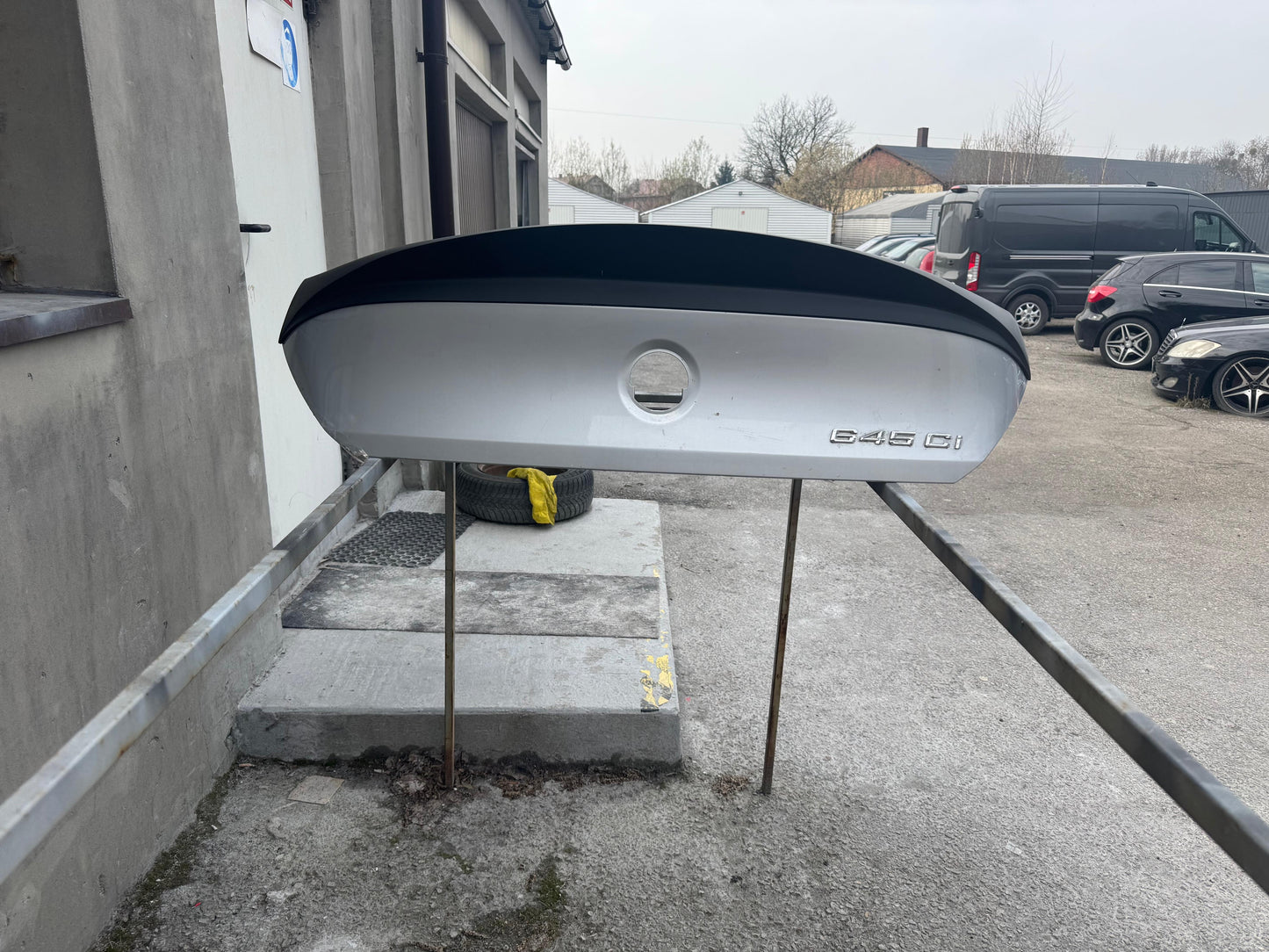 🔥Spoiler Posteriore in ABS Nero / Nero Lucido per BMW Serie 6 E63 Coupé 🔥