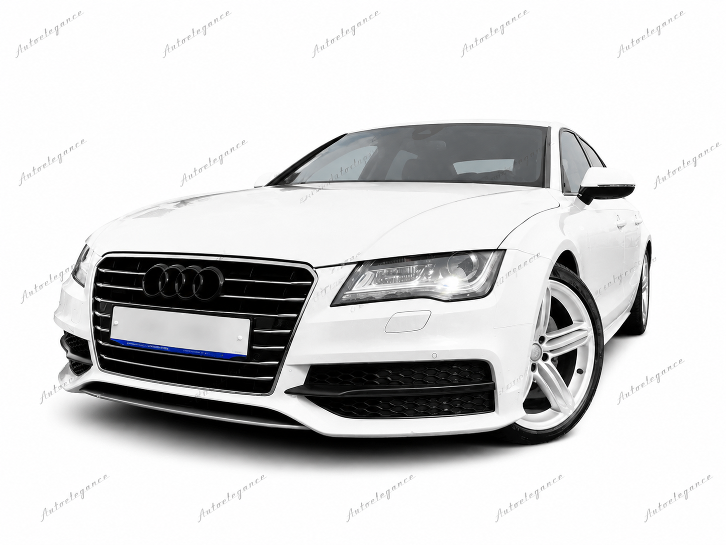 🔥ART.1945 GRIGLIA ADATTO PER AUDI  A7 2010-2014 LOOK S7 NERA PROFILI CROMATI🔥
