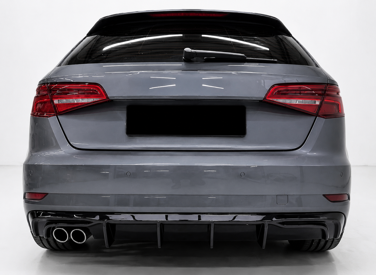 💕ART.1733 Diffusore rs3 per audi a3 8v 2017+ restyling solo paraurti standard💕