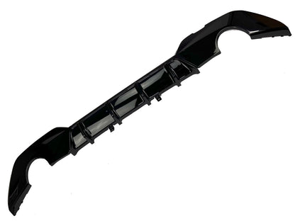 GLOSS BLACK DIFFUSER SUITABLE FOR BMW 3 SERIES G20 / G21 M SPORT 2018-2022 (pre-LCI) 